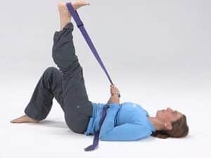 supine hamstring stretch
