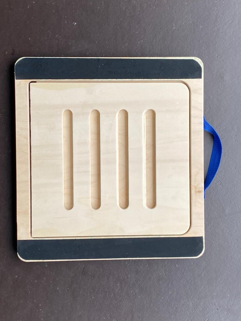 Rubber slant board onderkant