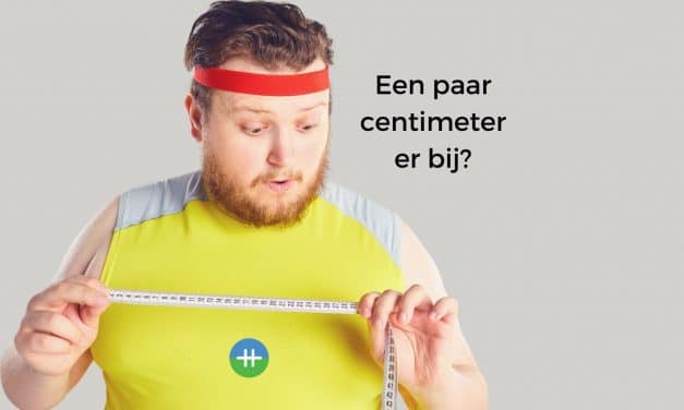 Een paar centimeter er bij?