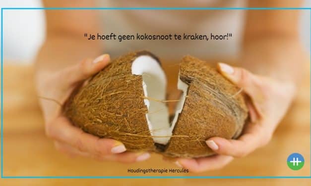Je hoeft geen kokosnoot te kraken