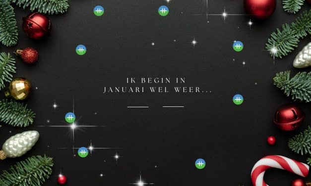 Ik begin in januari wel weer