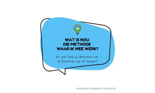Wat is die methode nou waar ik mee werk?
