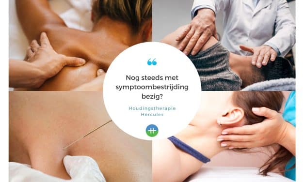 Ben je nou nog met symptoombestrijding bezig?