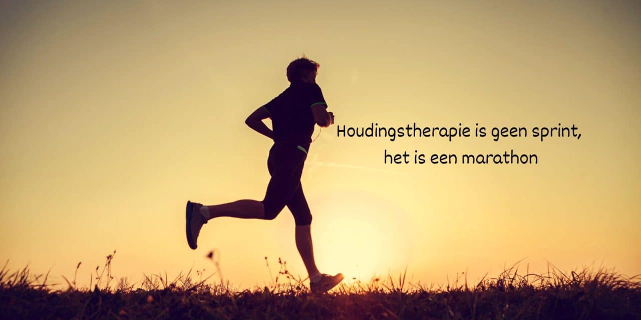 Geen sprint maar een marathon