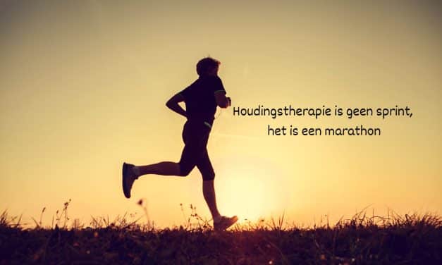 Geen sprint maar een marathon