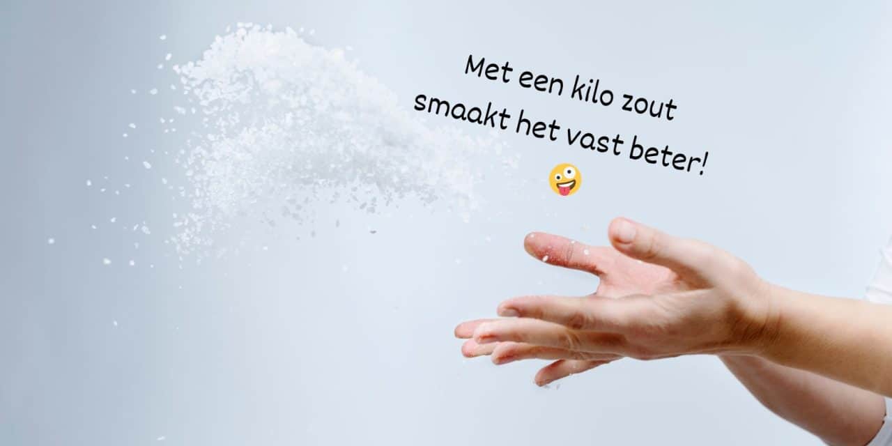 Oefenschema omgooien zonder overleg: net als te veel zout in je gerecht